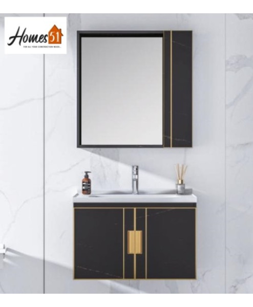BRULE WITH MIRROR CABINET